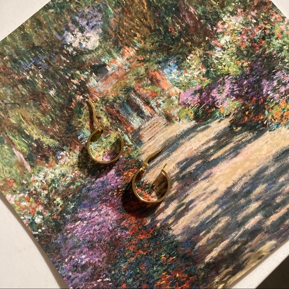 Gold Hoops - Picture 7 of 14